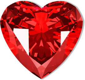 3D Heart Gem