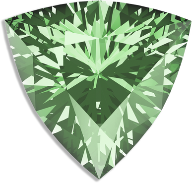 3D Green Gem