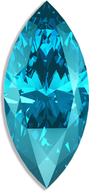 3D Blue Gem